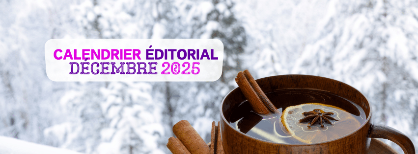 Calendrier éditorial de décembre 2025